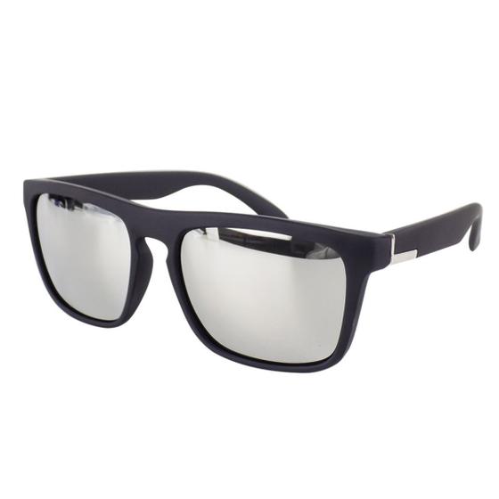 Imagem de oculos sol masculino protecao uv verao emborrachado armação preta qualidade premium moda masculina