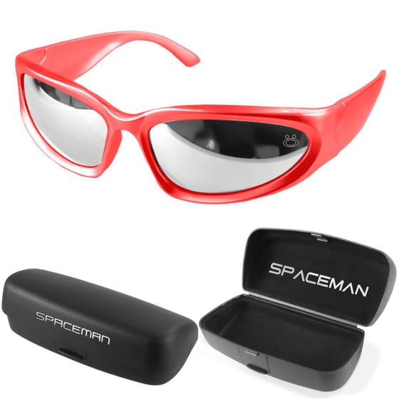 Imagem de oculos sol masculino trap Bale hype Y2k ref oval + case clubmaster qualidade premium moda original