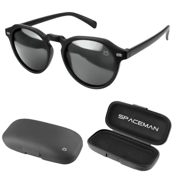 Imagem de oculos sol masculino vintage verão casual proteção uv + case black piano preto presente acetato qualidade premium