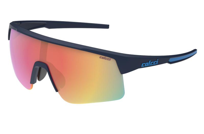 Imagem de Óculos Solar Colcci Victory C0252k8011 Azul Fosco Lente Vermelho Espelhada