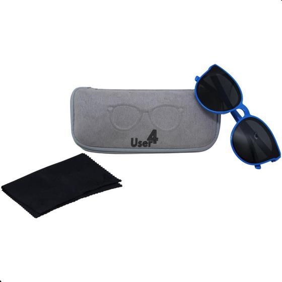 Imagem de Oculos Solar Gatinho Infantil Azul User4