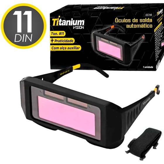 Imagem de Oculos solda automatico vision ton. 11 titanium