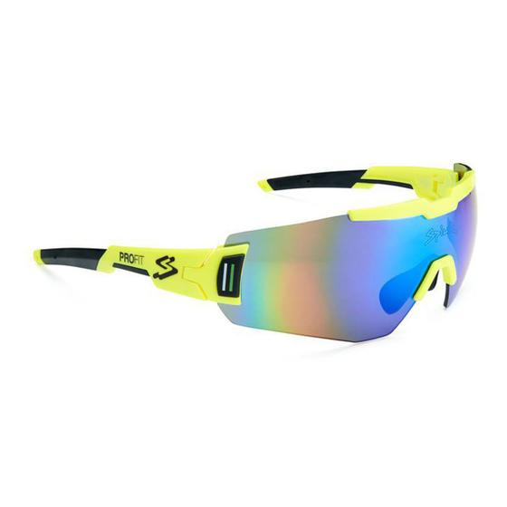 Imagem de Óculos spiuk profit 2 lentes armação amarelo fluor