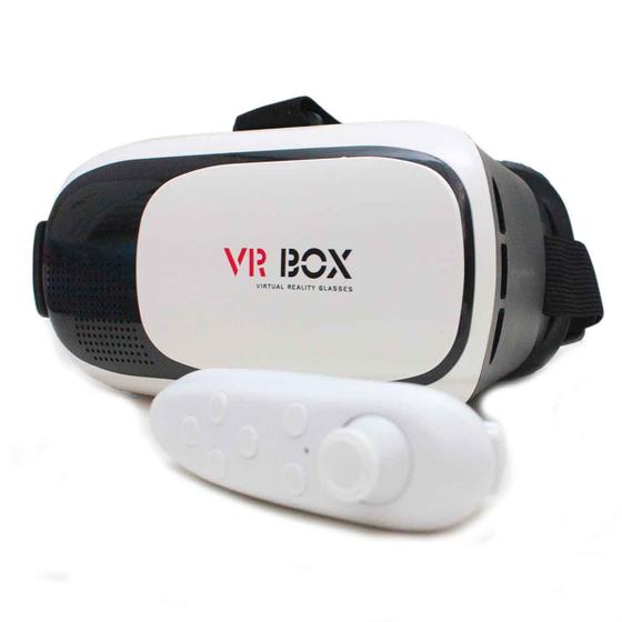 Imagem de Óculos Vr Box 2.0 Realidade Virtual + Controle Cardboard 3d