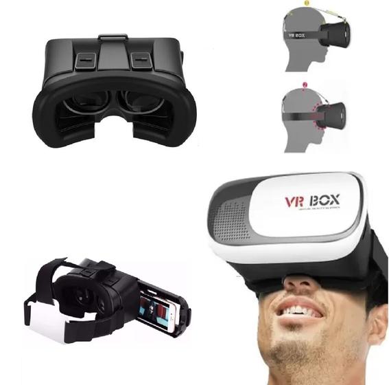 Imagem de Óculos VR Box 3D Realidade Virtual Com Controle Remoto Bluetooth Filmes Jogos