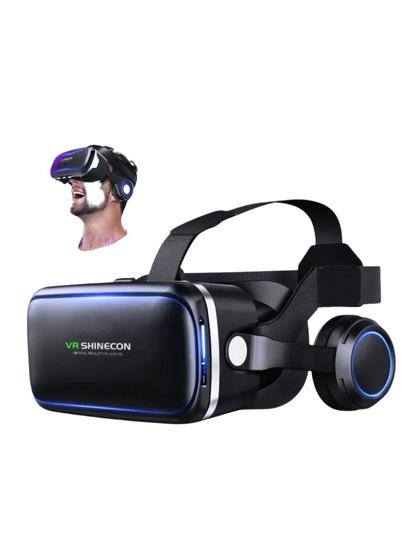 Imagem de Óculos Vr Box Realidade Virtual 3d Shinecon 10.0 Fone