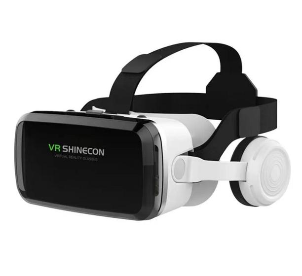 Imagem de Oculos Vr Realidade Virtual 3d Com Fone De Ouvido Bluetooth Shinecon