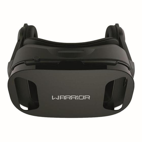 Imagem de Óculos Warrior Realidade Virtual 3D Gamer Hedeon com Fone de Ouvido Preto - JS086