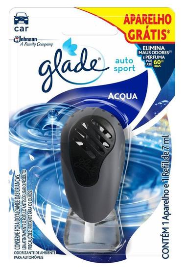 Odorizador Automotivo Glade Auto Sport Acqua 7ml + Aparelho off é boa?