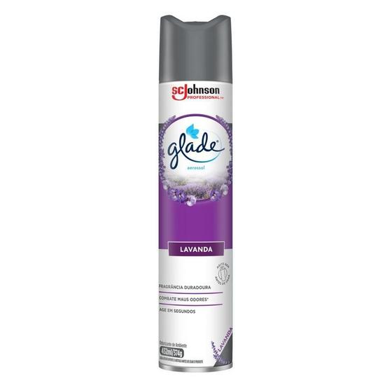 Odorizador Glade Aerossol Lavanda 5 em 1 Professional 432ml Menor preço em Odorizador Glade Aerossol Lavanda 5 em 1 Professional 432ml