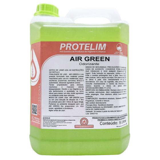 Imagem de Odorizante Air Green 5 Litros Protelim