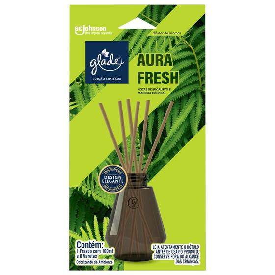 Imagem de Odorizante de Ambiente Glade Difusor de Aromas Aura Fresh Caixa 100ml Edição Limitada