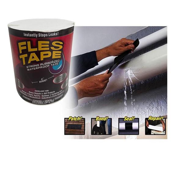 Oferta Fita Adesiva Para Reparos Fles Tape Black Menor preço em Oferta Fita Adesiva Para Reparos Fles Tape Black