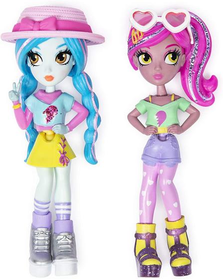 Imagem de Off the Hook Style BFFs, Vivian & Mila (Summer Vacay), Bonecas Pequenas de 4 polegadas com Mix e Match Fashions and Accessories, para Meninas de 5 anos ou Up