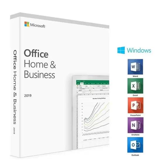 Imagem de Office Home & Business 2019 Fpp Box C/ Nfe Original