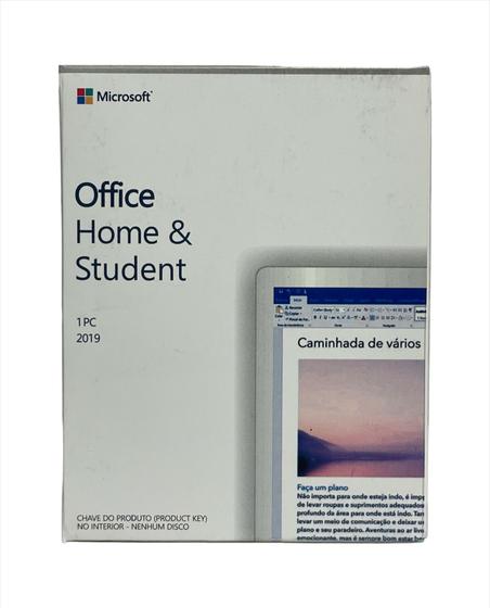 Office Home & Student 2019 FPP Box Menor preço em Office Home & Student 2019 FPP Box
