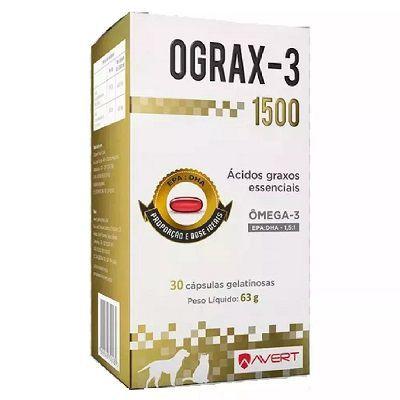 Imagem de Ograx-1500 Suplemento Omega 3 Avert Com 30 Comprimidos