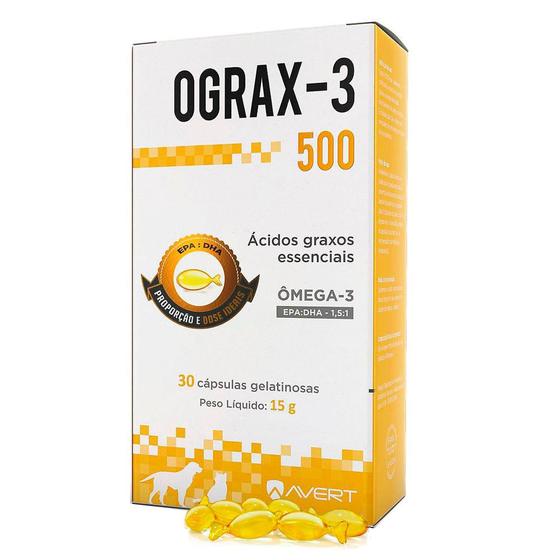 Ograx-3 500mg Menor preço em Ograx-3 500mg