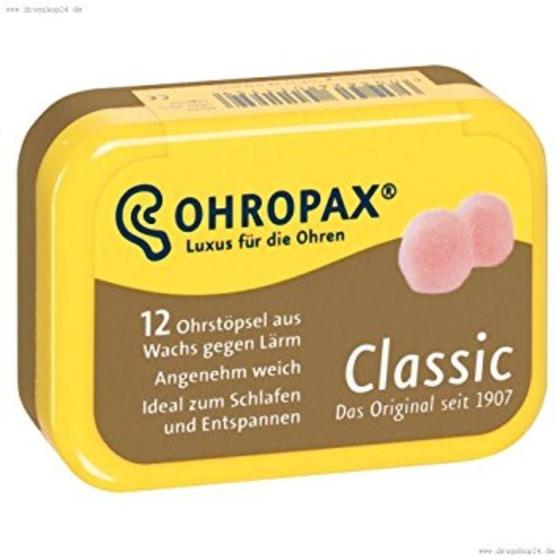 Imagem de Ohropax Classic Protetor Auricular De Cera 6 Pares 22 Db