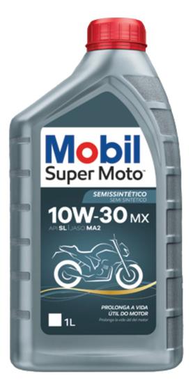 Imagem de Óleo 10w-30 Mx Mobil Super Moto Semissintético 1 Lt / 4t