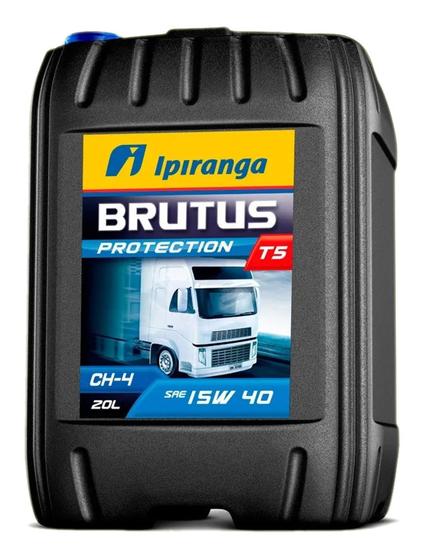 Óleo 15W-40 Ipiranga Brutus Protection Mineral API CH-4 T5 (20 LTS) Menor preço em Óleo 15W-40 Ipiranga Brutus Protection Mineral API CH-4 T5 (20 LTS)