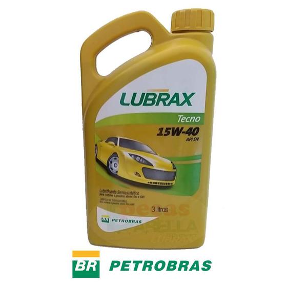 Óleo 15w/40 tecno sn semi-sintético carro 3 litros- lubrax ...