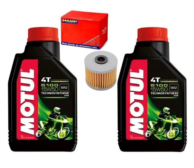 Imagem de Óleo 2L Motul 3000 20W50 + Filtro Honda Cbx Xr 250 Falcon