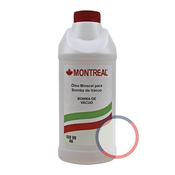 Imagem de Oleo Bomba Vacuo 1L / 1000ML Resistente a Oxidacao Alto indice Viscosidade Baixa Pressao Vapor Suporta Altas Pressoes Vacuo