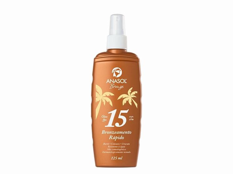 Imagem de Óleo Bronzeador FPS15 Dupla Proteção UVA/UVB - Anasol Bronze