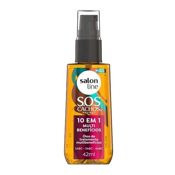 Imagem de Oleo cap salon line 42ml sos cachos 10 em 1 mult+pod