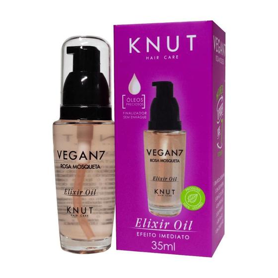 Imagem de Óleo Capilar 35ml Elixir Vegan7 Rosa Mosqueta Knut