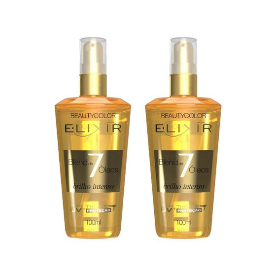 Imagem de Oleo Capilar Beauty Color 100ml Elixir Blend 7 Oleos - 2un