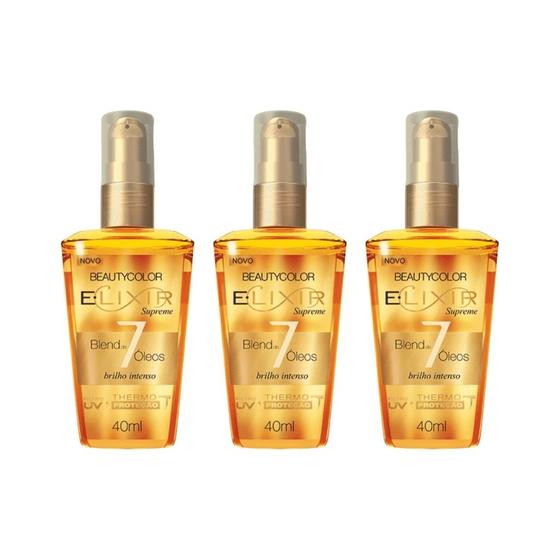 Imagem de Oleo Capilar Beauty Color 100ml Elixir Blend 7 Oleos - 3un