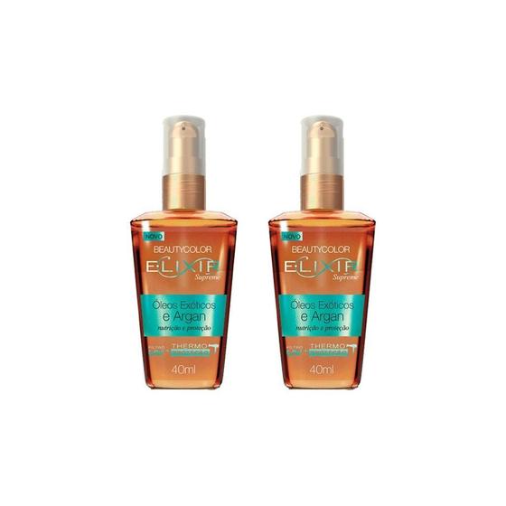 Imagem de Oleo Capilar Beauty Color Elixir Argan 40Ml-Kit C/2Un