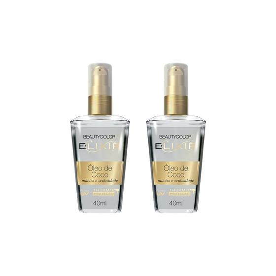 Imagem de Oleo Capilar Beauty Color Elixir Coco 40ml-Kit C/2un