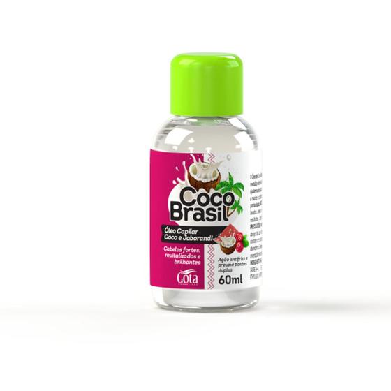 Imagem de Óleo Capilar Coco Brasil Coco E Jaborandi 60 Ml Gota Dourada