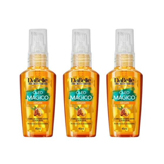 Imagem de Oleo Capilar Dabelle 45ml Argan - Kit C/ 3un