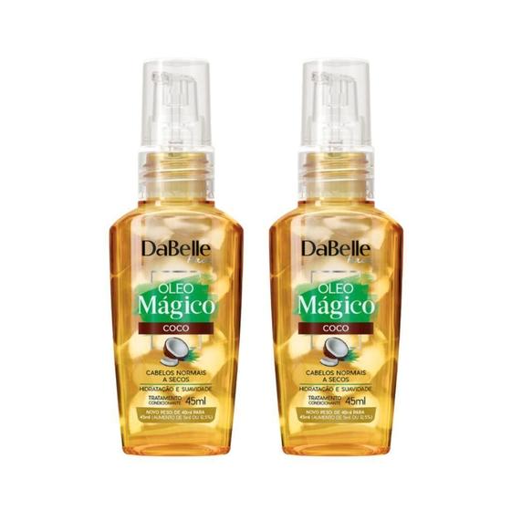 Imagem de Oleo Capilar Dabelle 45Ml Magico Coco - Kit Com 2Un