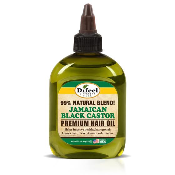 Imagem de Óleo Capilar Difeel Premium Natural Jamaicano Preto Castor 210 ml