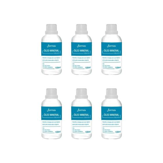 Imagem de Oleo Capilar E Corporal Farmax 100Ml Mineral-Kit C/6Un