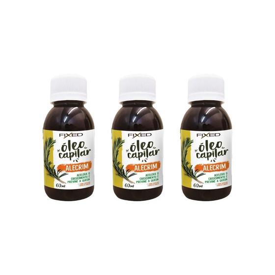 Imagem de Oleo Capilar Fixed Alecrim 60Ml-Kit C/3Un