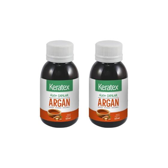 Imagem de Oleo Capilar Fixed Keratex Argan 60Ml-Kit C/2Un