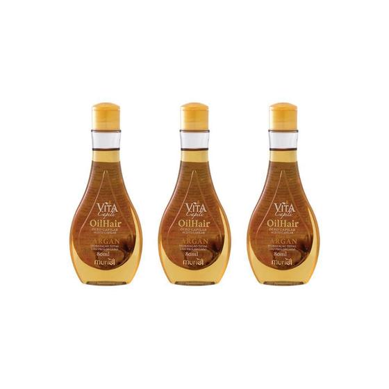 Imagem de Oleo Capilar Muriel Vita Capili 80Ml Oleo De Argan-Kit C/3Un