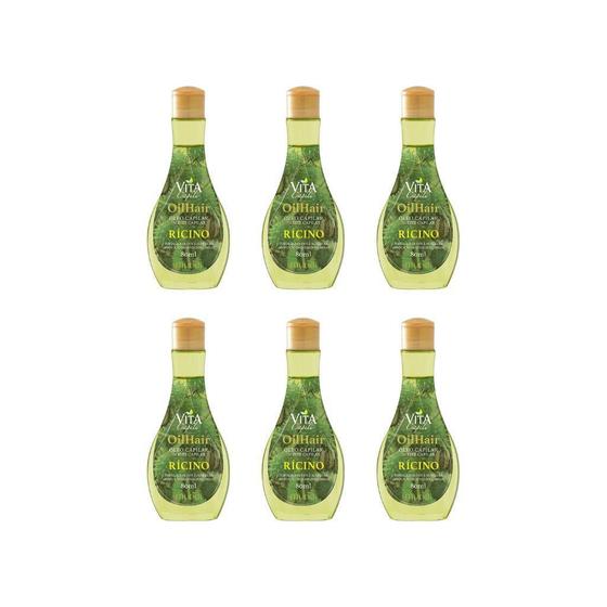 Imagem de Oleo Capilar Muriel Vita Capili 80Ml Ricino - Kit Com 6Un