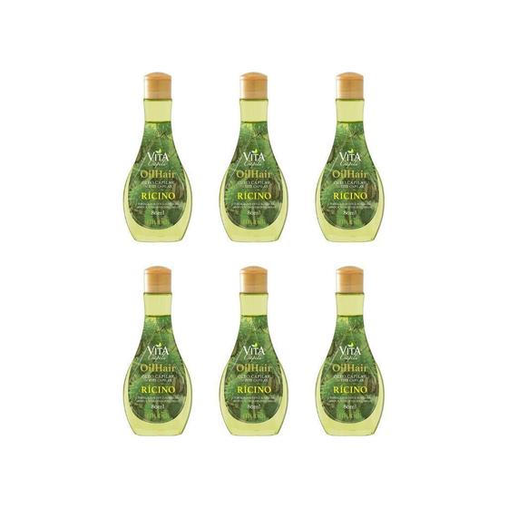 Imagem de Oleo Capilar Muriel Vita Capili 80Ml Ricino - Kit Com 6Un