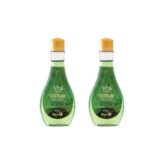 Imagem de Oleo Capilar Muriel Vita Capili 80Ml Semente De Uva-Kit 2Un