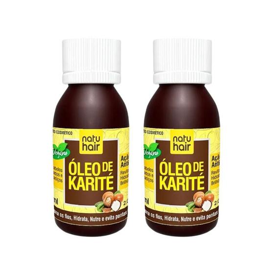 Imagem de Oleo Capilar Natuhair 60Ml Karite - Kit Com 2Un