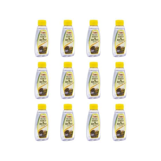 Imagem de Oleo Capilar Nutrilan 100Ml Coco E Ricino - Kit Com 12Un