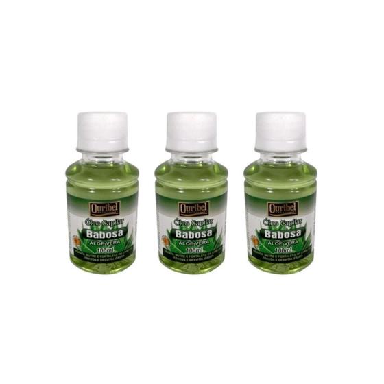 Imagem de Oleo Capilar Ouribel Babosa 100Ml - Kit Com 3Un