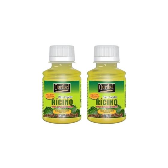 Imagem de Oleo Capilar Ouribel Ricino 100Ml - Kit Com 2Un